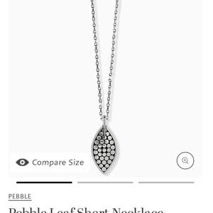 Brighton Pebble Leaf Earrings and Necklace NWT